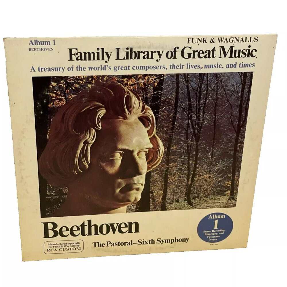 Beethoven The Pastoral Sixth Symphony (Vinyl, 1976) RCA Custom FW-301 Good+ LP